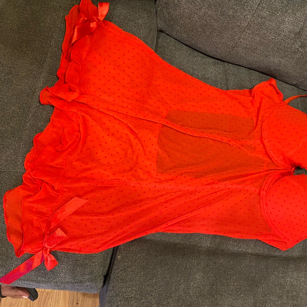 Size large brand, new red lingerie, sleeping gown